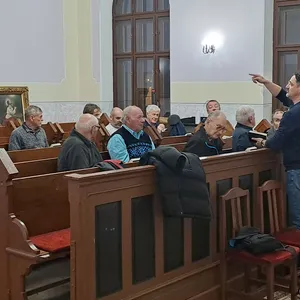 Stretnutie mužov na fare v Levoči
