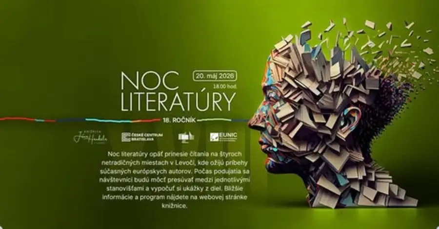 Pozvánka na NOC LITERATÚRY 2026