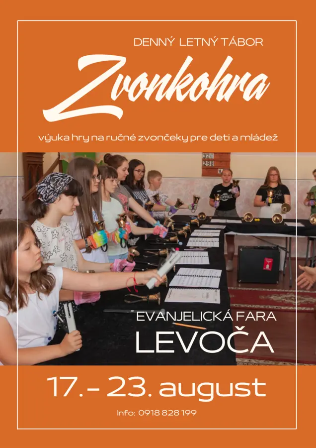 Pozvánka na denný tábor Zvonkohra