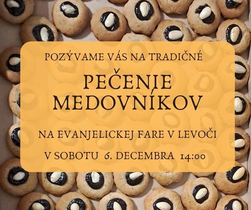 Pozvánka na pečenie medovníkov