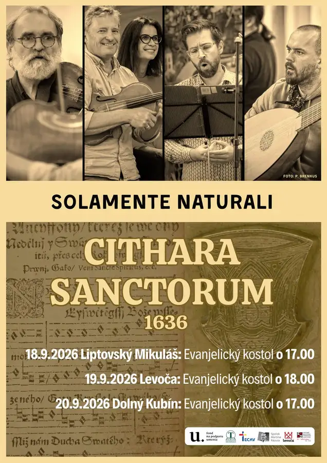 Pozvánka na koncert CITHARA SANCTORUM