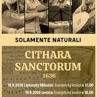 Pozvánka na koncert CITHARA SANCTORUM