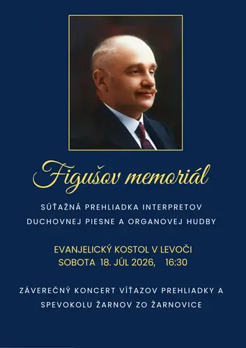 Pozvánka na koncert víťazov Figušovho memoriálu