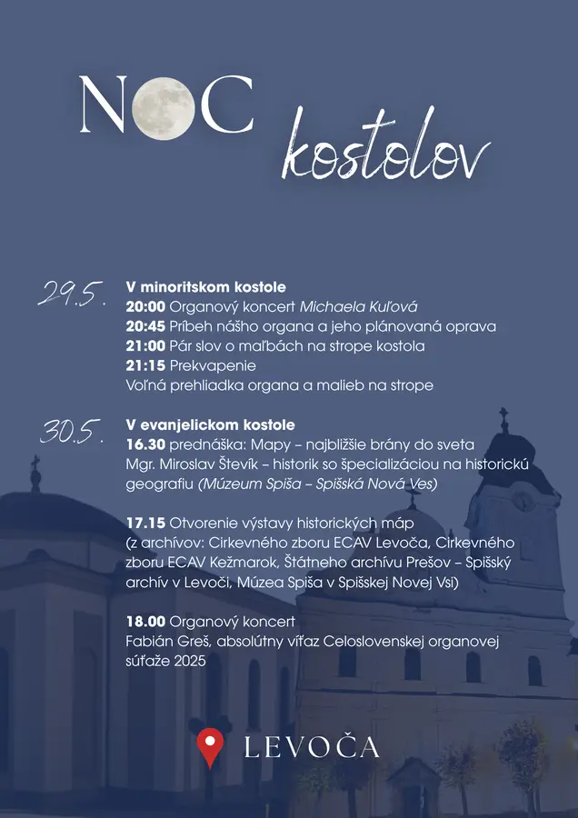 Pozvánka na NOC KOSTOLOV