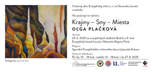 Vernisáž výstavy obrazov Oľgy Plačkovej