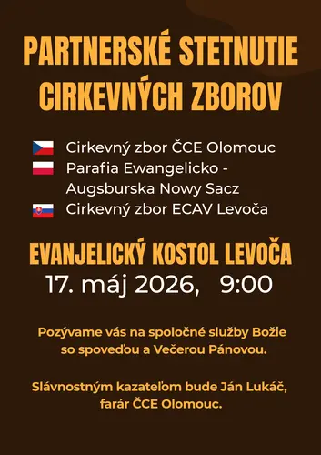 Pozvánka na Stretnutie partnerských zborov