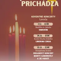 Pozvánka na adventné koncerty v Levoči 2025