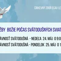 SLUŽBY BOŽIE POČAS SVÄTODUŠNÝCH SVIATKOV