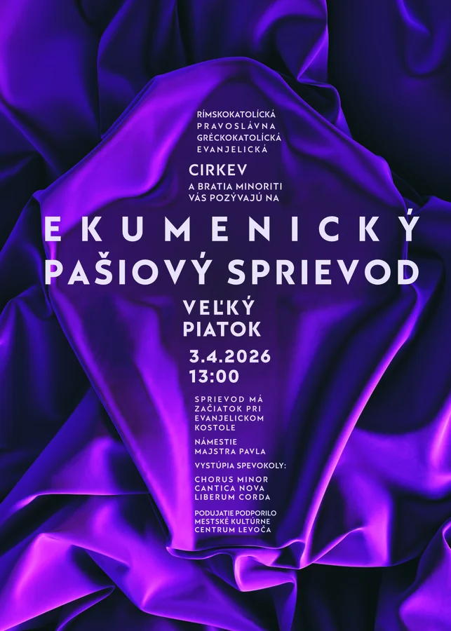 Pozvánka EKUMENICKÝ PAŠIOVÝ SPRIEVOD